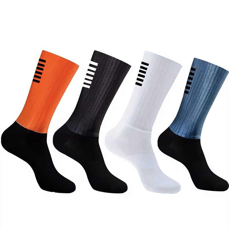 Sock Garter Men - Silikon-Radsocken Anti-Rutsch-Socken für Herren Fahrrad-Sport-Laufsocken Calcetines