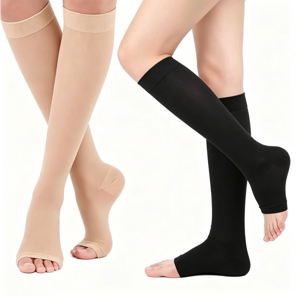 Sock Garter Men - Zehenlose Kompressionssocken, medizinische Unterstützung, S-XXL, Vorbeugung