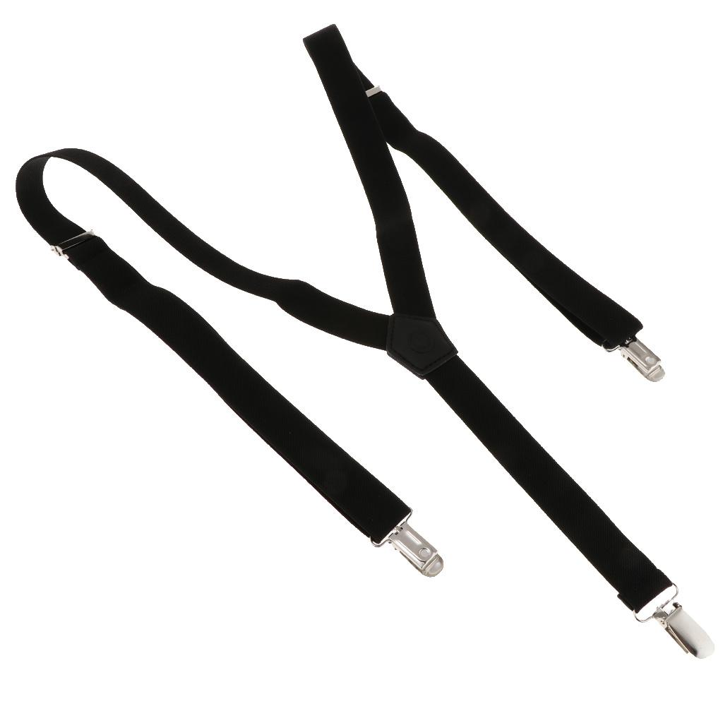Men'S Formal Wear With Suspenders - Herren-Hosenträger, formell, elastisch, verstellbar, Y-Form, 3