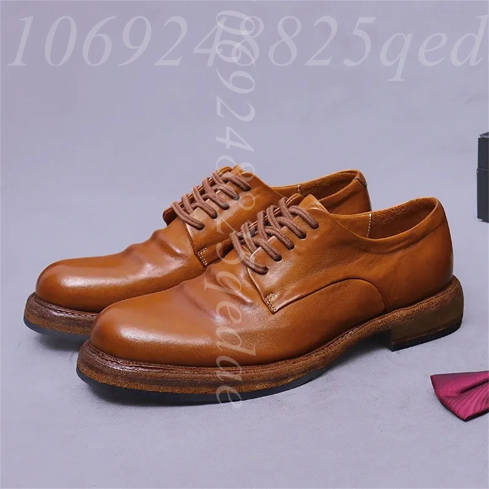 Handgefertigte Vintage-Schnürs – Formal Men Daily Wear Footwear Bewertung und Preis