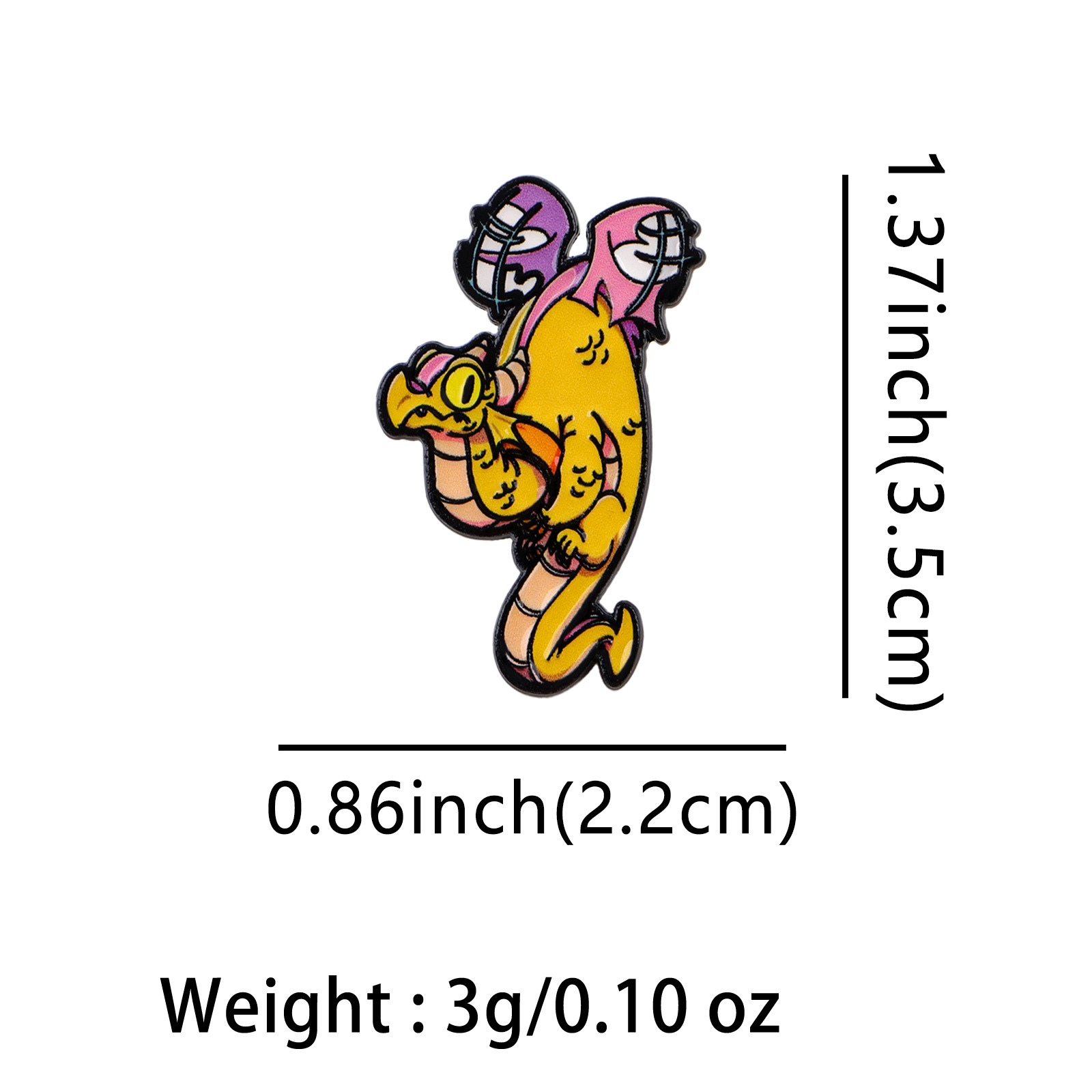 Emaille-Anstecknadeln mit Tier – Tuxedo Lapel Pin Bewertung und Preis