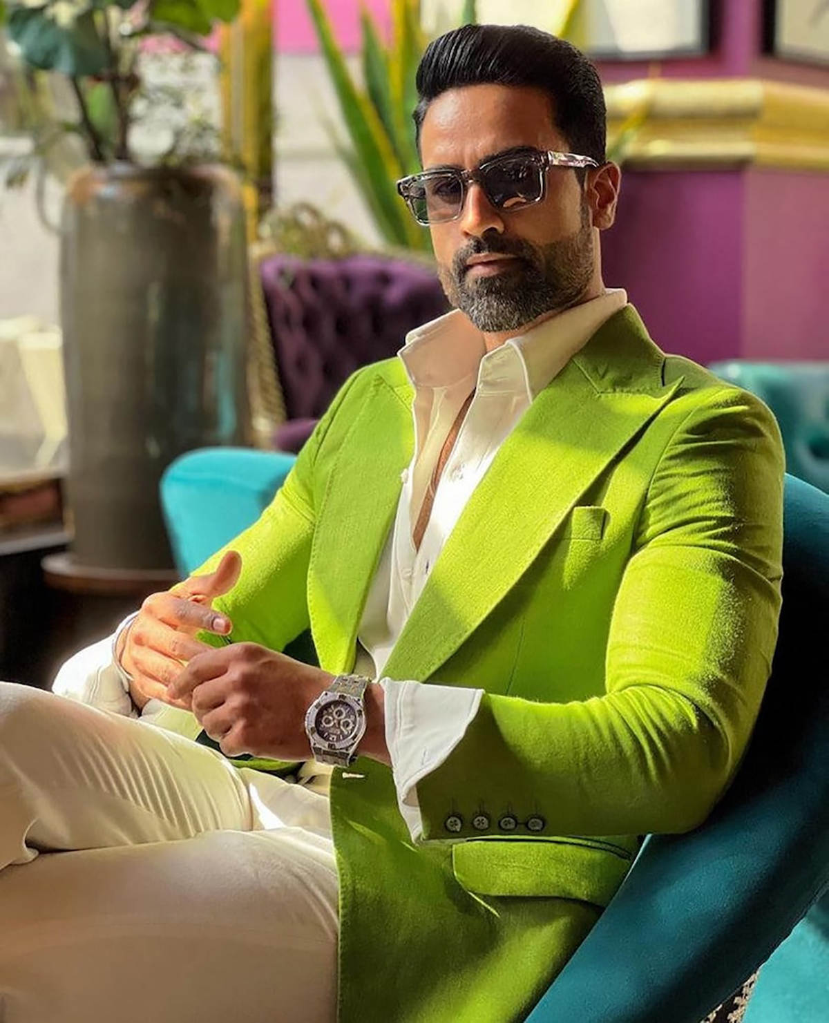 Hübscher grüner Hochzeits-Smok – Men Formal Wear Modern Bewertung und Preis
