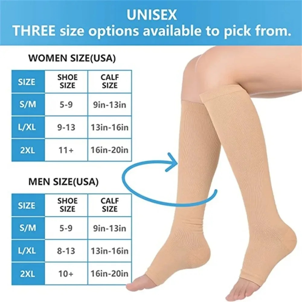 Zehenlose Kompressionssocken,  – Sock Garter Men Bewertung und Preis